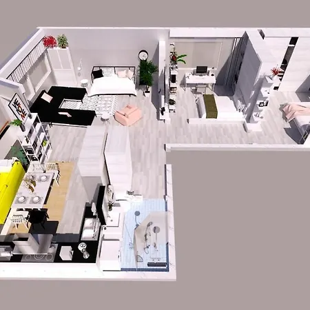 Huoneisto Bright City-centre With View And Parking - Haaris *