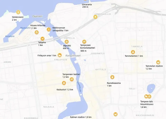 Bright City-centre With View And Parking - Haaris * Τάμπερε